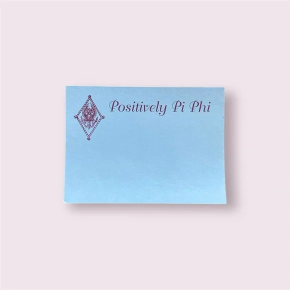 Positively Pi Phi Sticky Notes - Picture 1 of 4